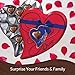DOVE Valentine’s Milk Chocolate Truffles Candy Heart Gift Box 6.5-Ounce 18-Piece Tinthumb 2