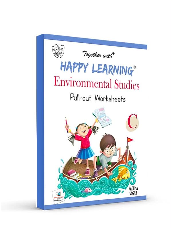 happy learning pullout worksheets hindi c for ukg rachna sagar expart panel amazon in books