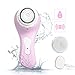 MiroPure Sonic Facial and Body Cleansing Brush, Professional Electric Face Brush 2 In 1 Waterproof Portable Wireless Charging Cleaning brush for All Skin Exfoliating Deep Cleaning