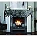 Hooqict Halloween Decoration Halloween Black Lace Spiderweb Fireplace Mantle Scarf Cover for Halloween Party Supplies 18 x 96 Inch