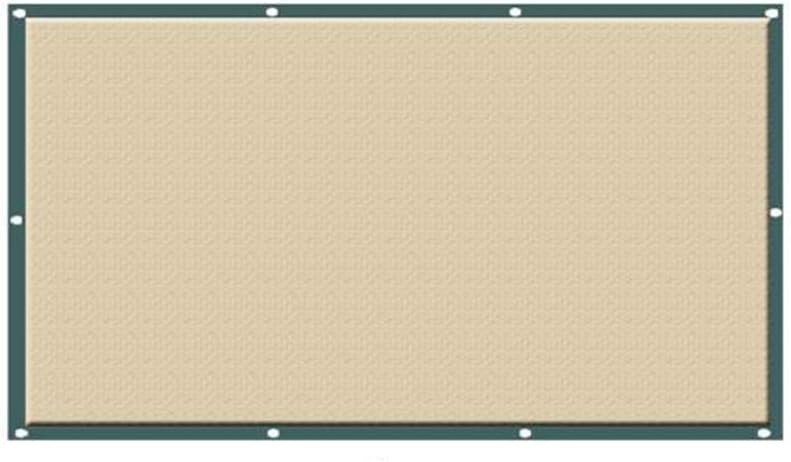 Sun Shade Sail Canopy Rectangle Sand Color,Sun Net Sun Mesh Shade Sunblock Shade Sail UV Resistant Net For Plant Cover For Greenhouse Flowers, Plants, Patio Lawn Outdoor Facility And Activities,4M×6M [Energy Class A]