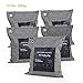 MULAN Charcoal Air Purifying Bag (5 Pack of 500gram), Activated Charcoal Odor Absorber, All Natural Odor Eliminators for Home, Car and Pets.