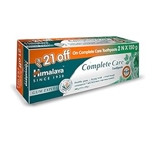Himalaya Herbals Complete Care Toothpaste – 150 g (Pack of 2, Rupees 21 off)