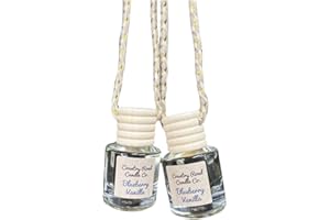 GENERIC Country Road Candle Co. Blueberry Vanilla Car Hanging Diffuser Fragrance Oil (Pack of 2) | Car Air Freshner | Scented Fragrance Aromatherapy Automobile Diffuser scents Bottle