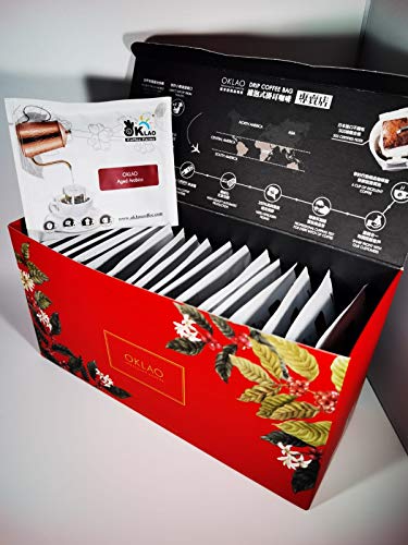 OKLAO Aged Arabica Drip Coffee Bag Kaffee 20 Stk. in Geschenkverpackung (20)