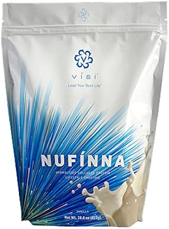 Nufinna // Hydrolyzed Collagen Protein Vanilla- Lifestyle Smoothie! from Visi - 28.6 oz