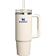 Stanley Quencher H2.0 Tumbler with Handle and Straw 30 oz | Flowstate 3-Position Lid | Cup Holder Compatible for Travel | Insulated Stainless Steel Cup | BPA-Free | Cream Royal