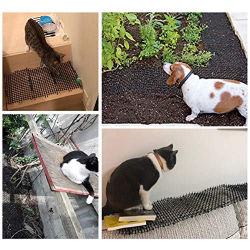 Toopify 6.5ft Garden Cat Scat Spike Mat, AntiCats Network Digging