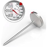 Analog Meat Thermometer: Roasting and Baking Thermometer for Oven/Grill, Easy to Clean. Dishwasher Safe, Without Batteries. R