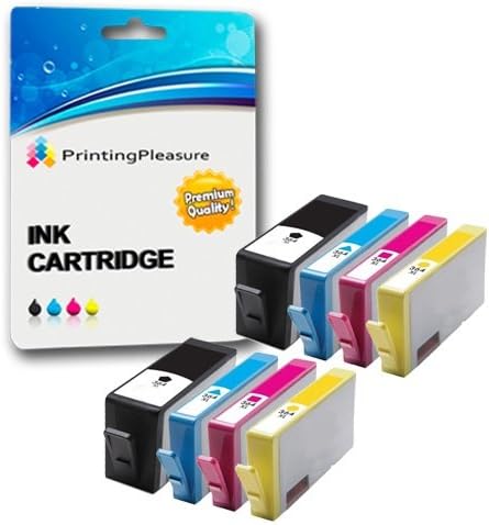 Printing Pleasure 8 (2 SETS) Compatible Printer Ink Cartridges for Deskjet 3070A 3520 Officejet 4610 4620 Photosmart 5510 5514 5515 5520 6510 6520 B110a Plus B209a B210a