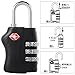 XCSOURCE 2pcs 3 Digit Combination Safe Travel Luggage Suitcase Code Lock (Black) HS206