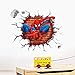 Spiderman 3D Cracked Children Themed Art Boy Room Wall Sticker Home Decal Dec...