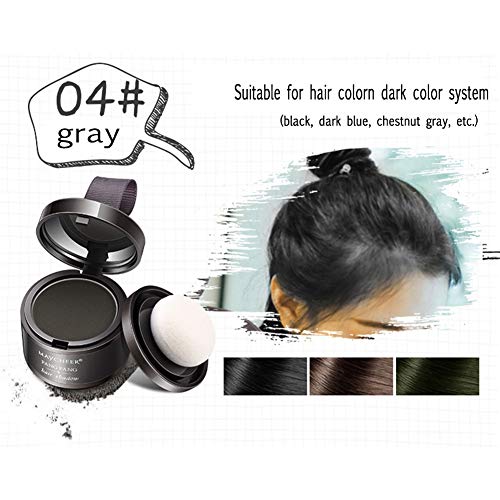 Sizet 2 Packs Hairline Powder Hair Line Shadow Makeup Waterproof Hair Loss Concealer Natural Cover Beauty, 4 Colors Optional Universal Fits