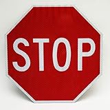 Highway Traffic Supply | Stop Sign | Road & Street Sign | Controls Traffic | Engineer Grade | 3M Reflective Sheeting & Inks | Rust-Free Aluminum | Made in USA (30