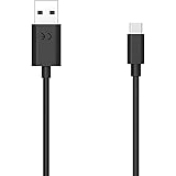 [3.3ft Cable] Motorola Essentials SKN6473A USB-A 2.0 to USB-C (Type C) Data/Charging Cable- OEM for Moto X4, Z, Z2, Z3, Z4, G