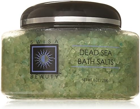 Swisa Beauty Bath Salt, Green, 8-Fluid Ounce