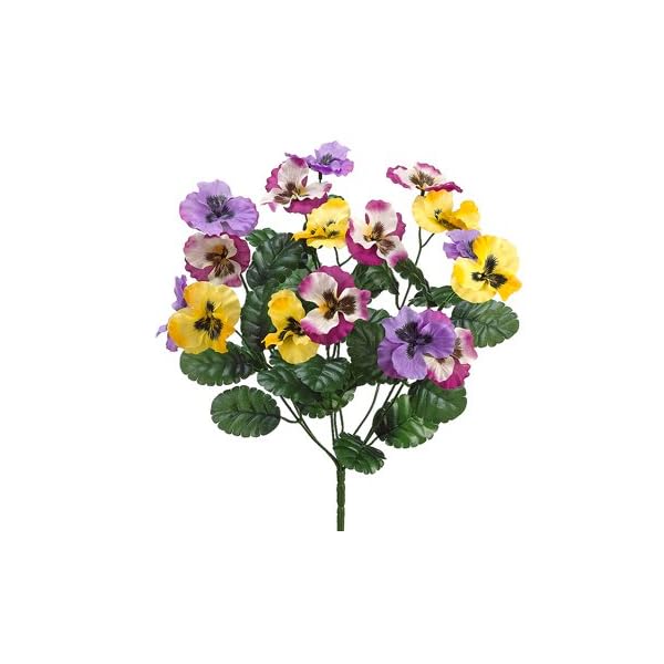 Silk Pansy Flowers Silk Flower Arrangements