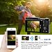 Digital Camera Vlogging Camera 24MP Ultra HD 2.7K WiFi YouTube Camera with 3.0 inch LCD Retractrable Flashlight 180 Degree Rotation Flip Screen Camera for Family Gathering/Travel/Selfie (Black)thumb 3