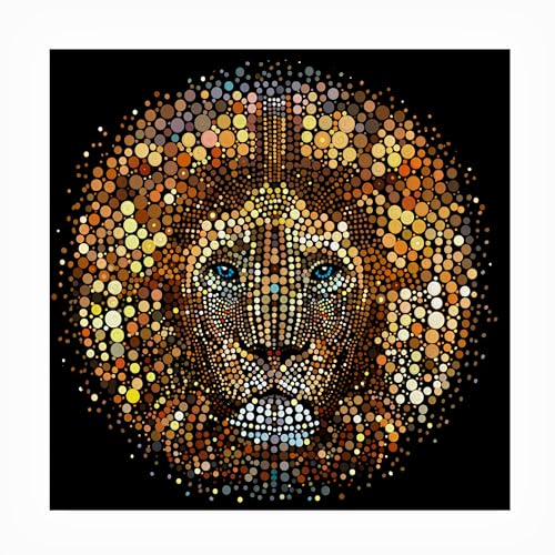 Trademark Fine Art Outdoor Canvas Art - ALI Chris 'Paint Dawb Lion' Wall Art fo…