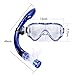 UPhitnis Kids Seaview Snorkel Set Dry Top Snorkel Mask with Big Eyes for Kids, Childs, Boys, Girls - Easybreath Snorkeling Mask for Snorkeling, Diving