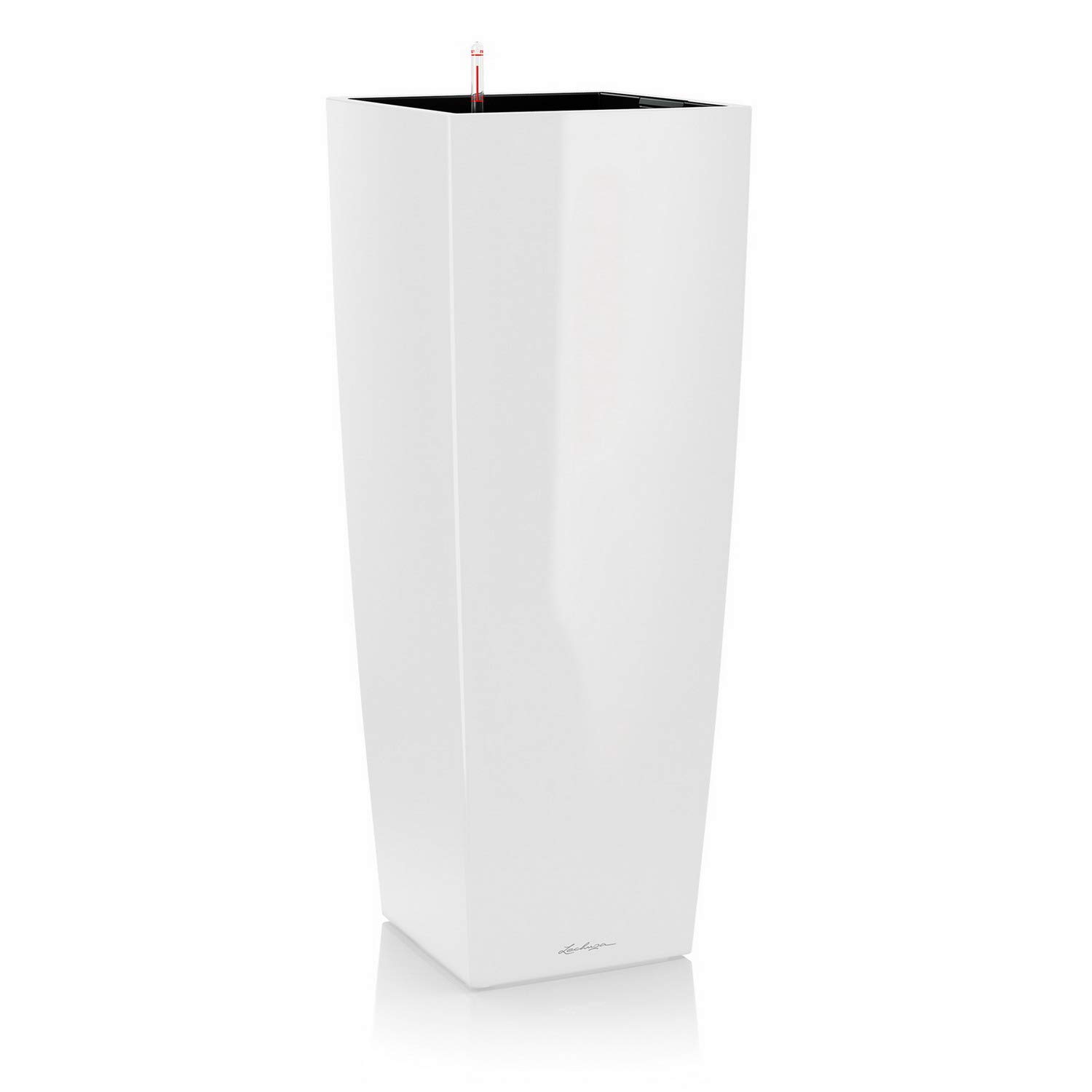 LECHUZA CUBICO Alto Premium 40 white high gloss 18230