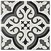 Modern 6X6 Deco Patterned Black Gray Off White Matte Porcelain Mosaic Tile Kitchen Backsplash Bathroom MTO0234