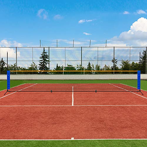 image for ORIENGEAR 14ft Portable Badminton and Tennis Net with Poles Carrying B