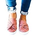 Huiyuzhi Womens Slip On Top Ruched Knot Flatform Fashion Sneakers Buy ONE Size Down