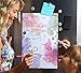 Magnetic Weekly Planner - Kitchen Gift Set - Magnet Dry Erase Fridge Daily Board - Happy Orchid Whiteboard Calendar by SMEREKA(TM)