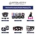 Fitplicity Premium Elastic Wrist Wraps (Pink Skulls)