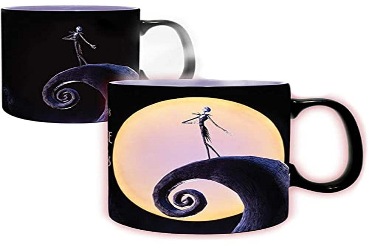 ABYSTYLE The Nightmare Before Christmas Jack & Moon Heat Change Mug
