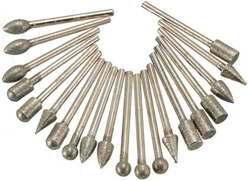 20pcs 3mm Shank Emery Grinding Electric Grinding Wheel for Dremel