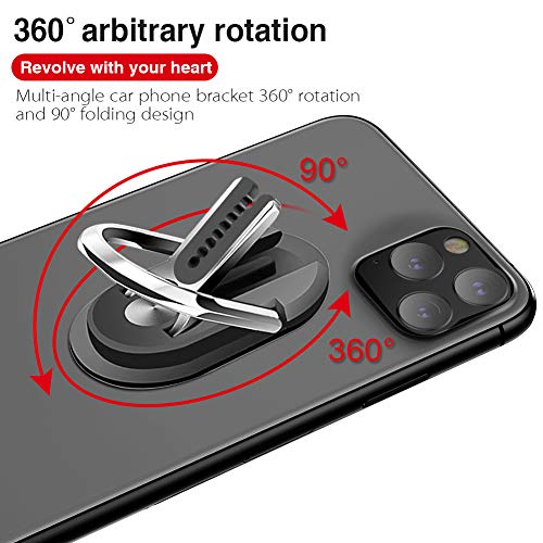 Phone Ring Holder - Sanp Three-in-one Multipurpose Mobile Phone Bracket Holder Stand 360 Degree Rotation & 90Â°Flip for Car Home, Multiple-Angle Car Phone Moun(Blue)