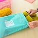 BINGONE Nylon 4-in-1 Drawstring Bags / Ditty Bag / Cord Bag Home Storage Travel Use 4 Different Size,Light Blue1