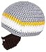 Simplicity Toddler's Winter Warm Knit Bearded Face Mask Beanie, Gery Grey