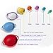 Tenta Kitchen 13 Piece Mixing Bowl Set with Measuring Cups and Spoons - Large and Small Plastic Mixing Bowls with Colander and Micro Strainer - Nesting Colorful Kitchen Bowls for Baking and More