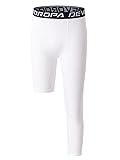 DEVOROPA Youth Boys One Leg Compression Pants for