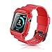 Youkex for Apple Watch Band Protective Case 42mm,Replacement Straps with Rugged Shock-Proof Case Cover Compatible iWatch Series 1 Series 2 and Sport Edition