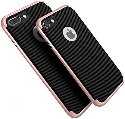 iPhone 7 Plus Case, Acewin Premium Bumper Case Ultra Thin Slim Fit Dual Layer Protective Cover for Apple iPhone 7 Plus (Rose Gold)