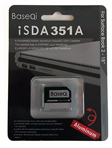 for adapter qatar for Microsoft Aluminum Book 2 Book 15 Book Adapter 2 MicroSD & Surface Surface BASEQI (Surface