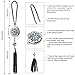 Car Aromatherapy Diffuser for Essential oil,Pandant Air Purifer Car Diffuser Accessory-Car Crystal Charm for Rear View Mirror Charms