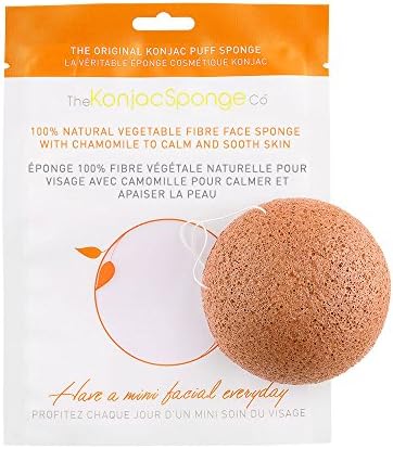 Konjac Sponge Facial Sponge Puff, Chamomile