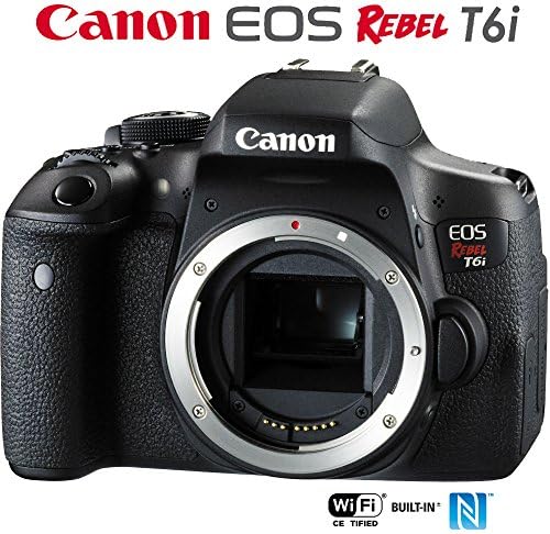 Canon EOS Rebel T6i Digital SLR Camera Body 0591C001 - (Certified refurbished)