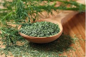 Dill organic non GMO 100 g, dehydrated Aneth, Dill dried leaves, Dill weed,