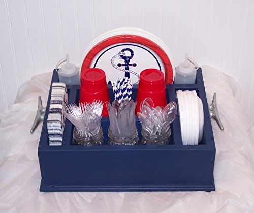 Work Horse Furniture And Giftskitchen Utensil Holder Party Decorations Kitchen Organizer Wood Utensil Holder Paper Plate Holder Napkin Holder Dailymail shop dailymail