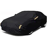 NEVERLAND Car Cover Waterproof All Weather for Sedan 183''L x 70''W x 59''H | Outdoor Heavy Duty Full Car Cover Protection Snow Anti-UV Windproof Fit for Automobiles BMW/Mercedes-Benz/Honda