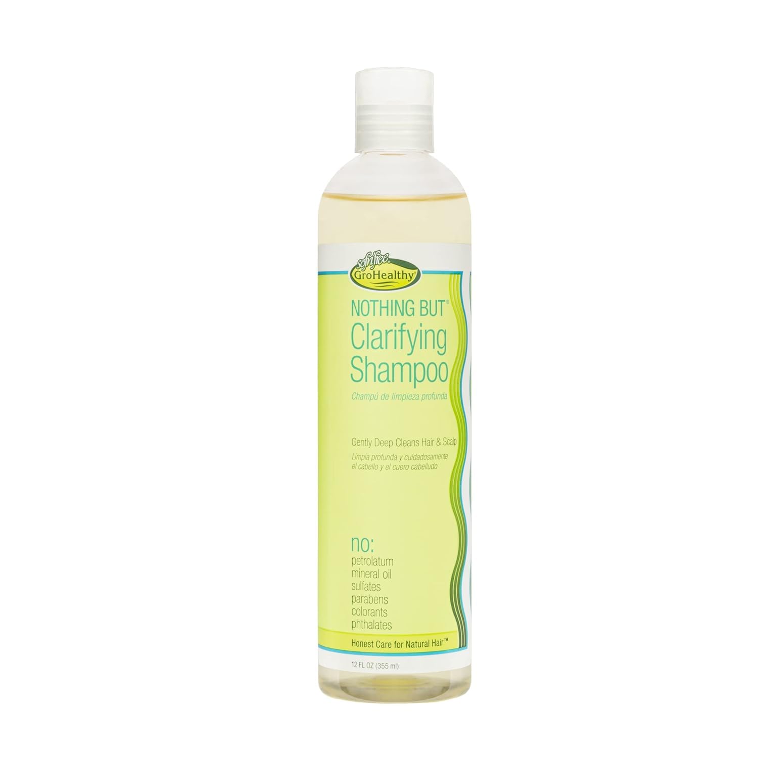 Sofn'free Gro Healthy Clarifying Shampoo Sulfate-Free Detox for Natural Hair - Single, 12oz