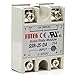 GEREE 250V 25A Temperature Control Solid State Relay SSR-25DA