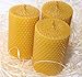 Beeswax Candle Set of 3 Handmade Candles Best for Gift and Home Decor 100% Pure Quality (Size 3.34×2.16 in)