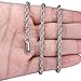 FIBO STEEL 4MM Stainless Steel Twist Rope Chain Necklace for Men Women,16-36 inches